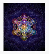 Metatrons Würfel Merkabah Fotodruck