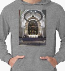 Saint Joseph's Oratory of Mount Royal, Montreal #Montreal #City #MontrealCity #Canada #SaintJoseph #Oratory #Mount #Royal #MountRoyal #buildings #streets #places #views #pedestrians #architecture Lightweight Hoodie