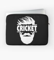 Cricket Batsman - Cricket Picture - Cricket Ball - Father Cricket Gift - Cricket Teacher - Cricket Print - Cricket Dad Gift - Cricket Poster Laptop Sleeve