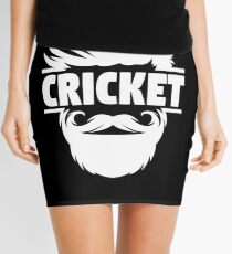 Cricket Batsman - Cricket Picture - Cricket Ball - Father Cricket Gift - Cricket Teacher - Cricket Print - Cricket Dad Gift - Cricket Poster Mini Skirt