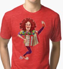 Alfred (Weird Al) Yankovic and Harvey the Wonder Hamster Tri-blend T-Shirt