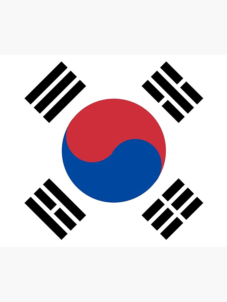  South Korean  Flag  Wall Tapestry by Feelklin Redbubble