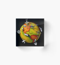 America transportation Acrylic Block
