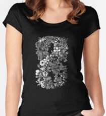 Wild Flower Infinity Symbol Women's Fitted Scoop T-Shirt