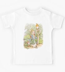 PETER RABBIT, Nursery Characters, Peter Rabbit, eating radishes, The Tale of Peter Rabbit Kids Tee