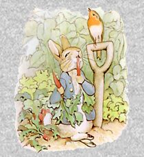 PETER RABBIT, Nursery Characters, Peter Rabbit, eating radishes, The Tale of Peter Rabbit. Kids Pullover Hoodie
