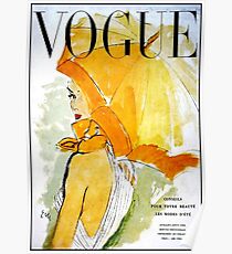VOGUE: Jahrgang 1950 Werbung Werbung Print Poster