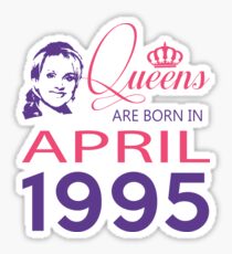 It's My Birthday 23. Made In April 1995. 1995 Gift Ideas. Sticker