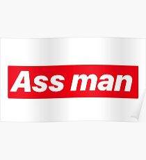 Ass man Seinfeld Kramer license Plate font Poster