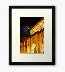 the church yard Framed Print
