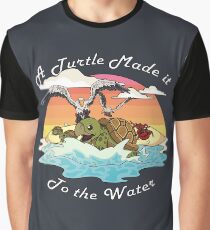 A Turtle Made it to the Water! Graphic T-Shirt