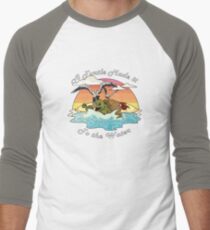 A Turtle Made it to the Water! Men's Baseball ¾ T-Shirt
