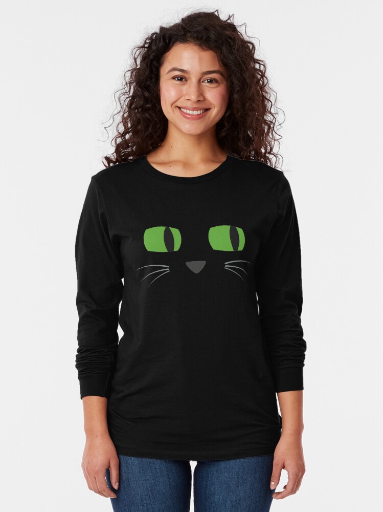 Alternate view of Midnight - Face Time Long Sleeve T-Shirt
