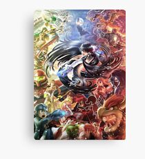 Smash Bayonetta Reveal Illustration Canvas Print