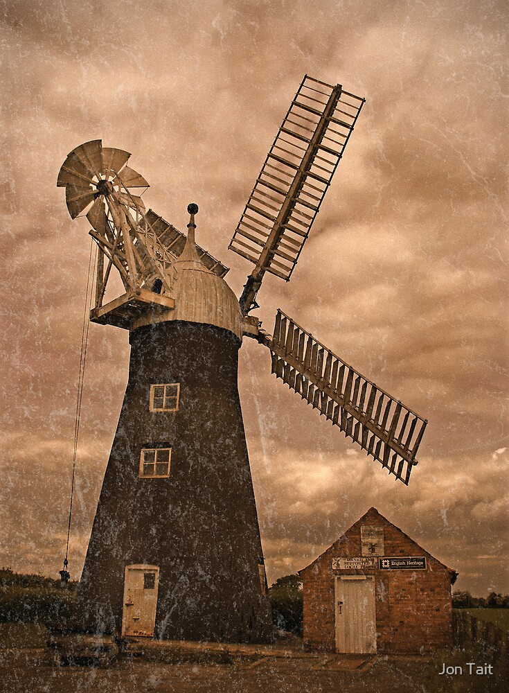 "North Leverton Windmill Lincolnshire" by Jon Tait Redbubble
