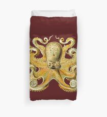 Octopus Tan Duvet Cover