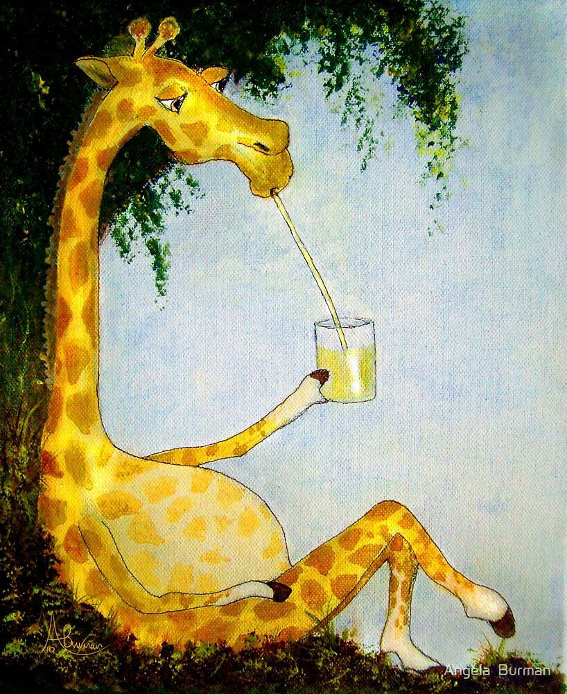Думающий Жираф. Рисунок