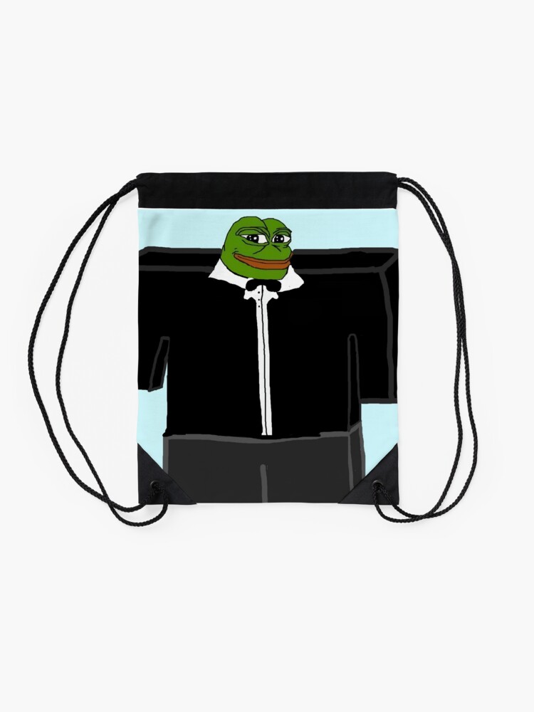 Roblox Pepe Drawstring Bag By Vanobras Redbubble - funneh roblox drawstring bags redbubble