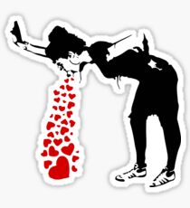 Lovesick - Banksy, Streetart Street Art, Grafitti, Artwork, Design For Men, Women, Kids Sticker