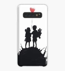 Banksy Two Children With Love Balloon At War Destruction Garbage, Streetart Street Art, Grafitti, Artwork, Design For Men, Women, Kids Case/Skin for Samsung Galaxy