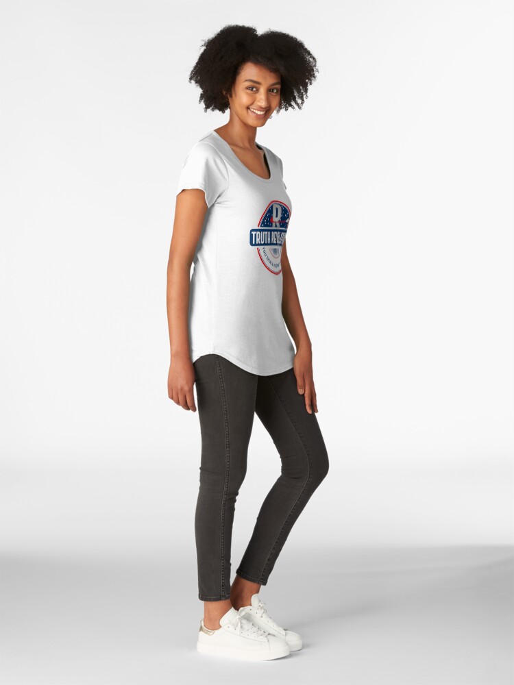 Alternate view of Truth Revolution Main Logo Premium Scoop T-Shirt