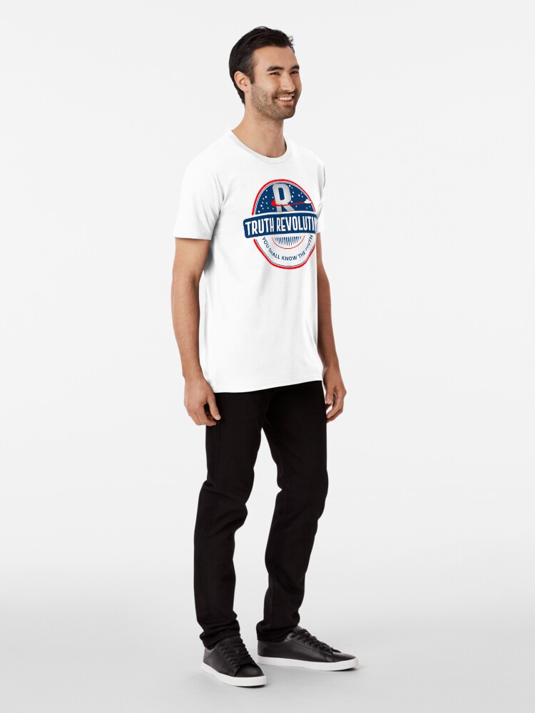 Alternate view of Truth Revolution Main Logo Premium T-Shirt