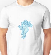 Yeti or Abominable Snowman Mono Line Unisex T-Shirt