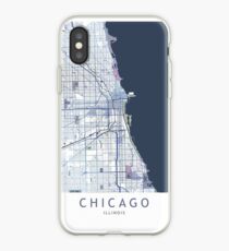Chicago City Map USA Illinois iPhone Case