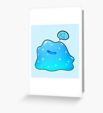 Squishy Friend with Sparkles Greeting Card