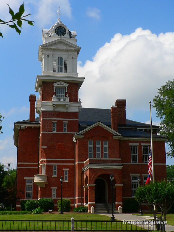 ""Historic Courthouse"" by franticflagwave Redbubble