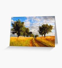 Morning Walk Greeting Card