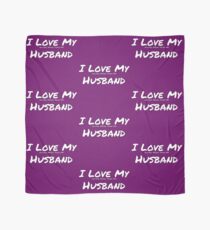 I Love My 'Guitar More Than My' Husband Scarf