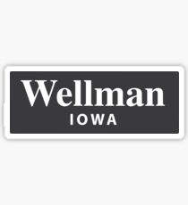 Wellman, Iowa Sticker