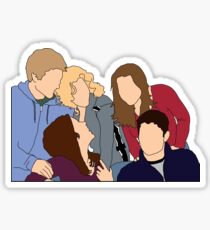 One Tree Hill Cast Group Graphic Sticker