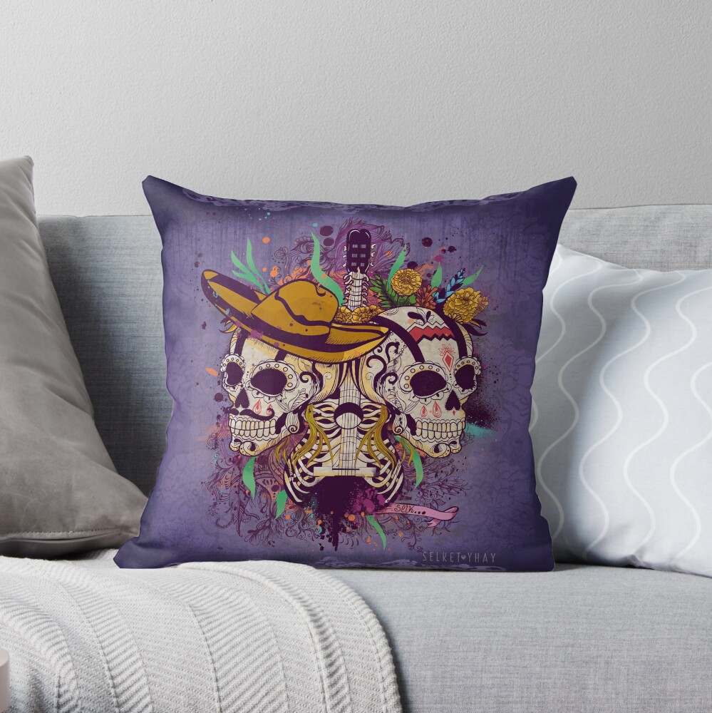 Day of the dead Throw Pillow
