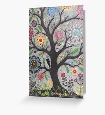 Tree Mural Greeting Card