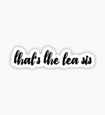 Pegatina té sis