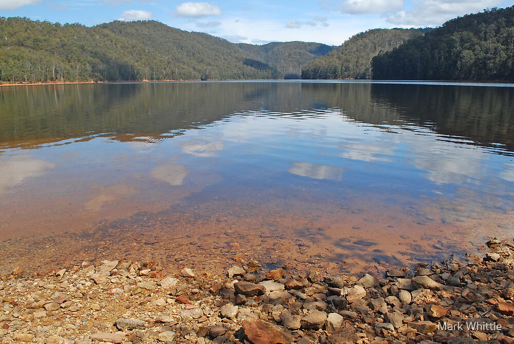 "Reflections at Lake Barrington" by Mark Whittle Redbubble