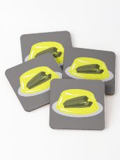 Stapler In Jello, Office Prank For The Brave Design, Original Funny Gift Idea, Dwight Best Quote From Office Coasters