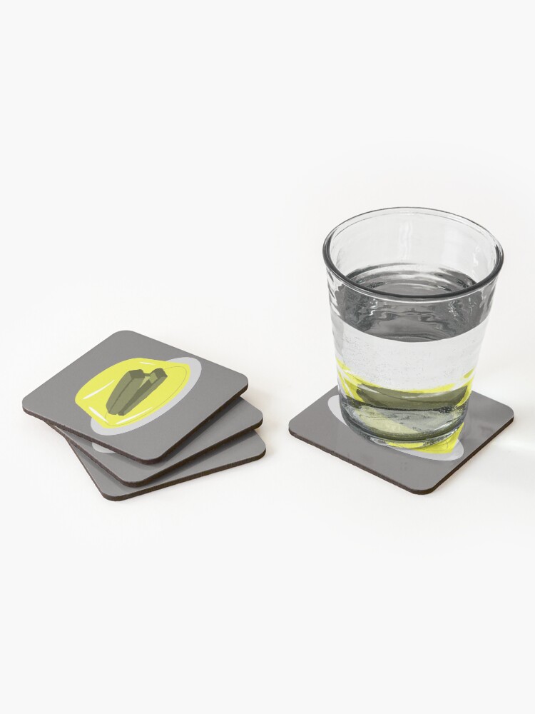 Alternate view of Stapler In Jello, Office Prank For The Brave Design, Original Funny Gift Idea, Dwight Best Quote From Office Coasters (Set of 4)