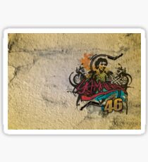 Illustration Valentino Sticker