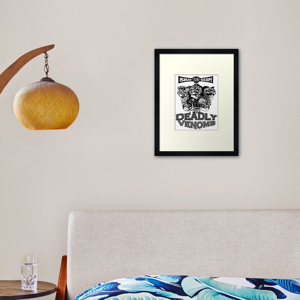 Five Deadly Venoms Framed Art Print