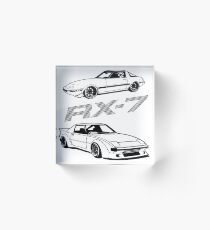 Series 1 Rx7 Mazda Rotary Acrylic Block