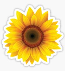 Cool Sunflower Sticker
