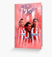 Tarjeta de felicitación Ilustración del atletico