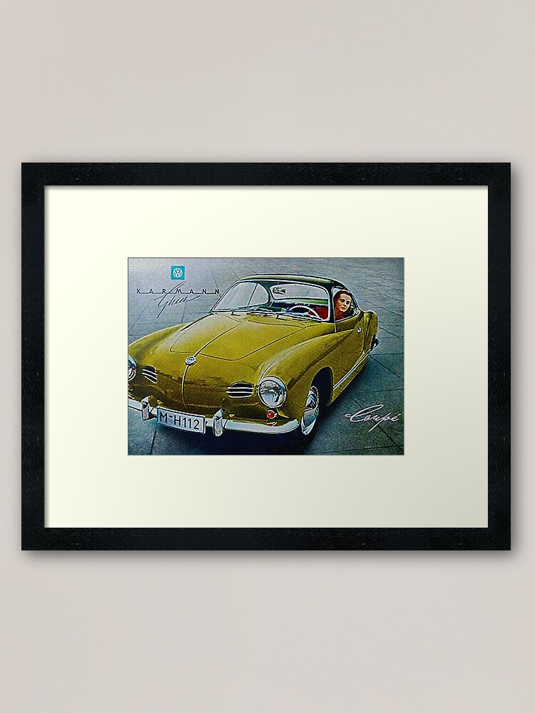 Alternate view of Karmann Ghia, Fabulous Fifties Framed Art Print