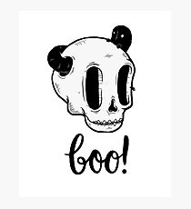 Skull Boo Fotodruck