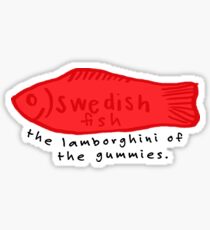 Oh Hello Swedish Fish Sticker