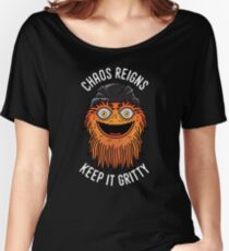 Chaos Reigns Keep It Gritty Women's Relaxed Fit T-Shirt