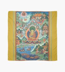 Thanka with Buddha (Restauriertes tibetisches Kunstwerk) Tuch